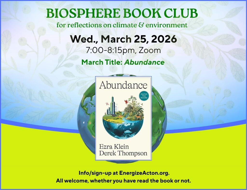 Biosphere Book Club — Book #2:  Abundance
